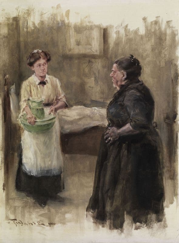 Das Dienstpersonal as a canvas print