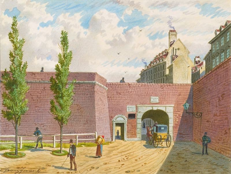Das Fischertor in Wien as a canvas print