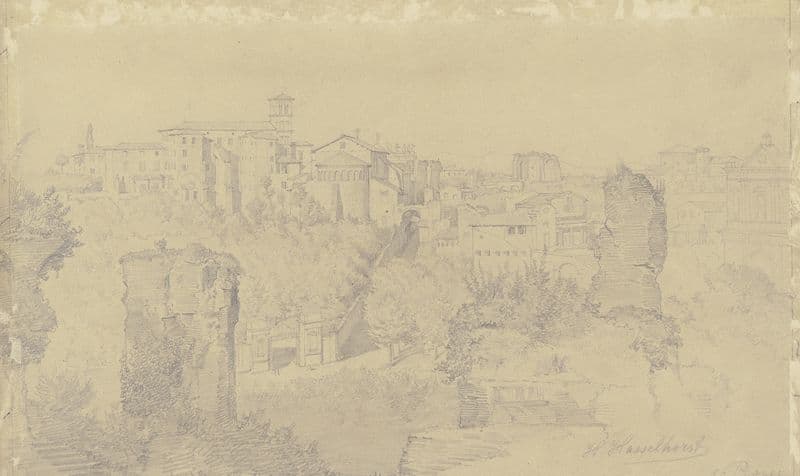 Das Forum Boarium in Rom as a canvas print
