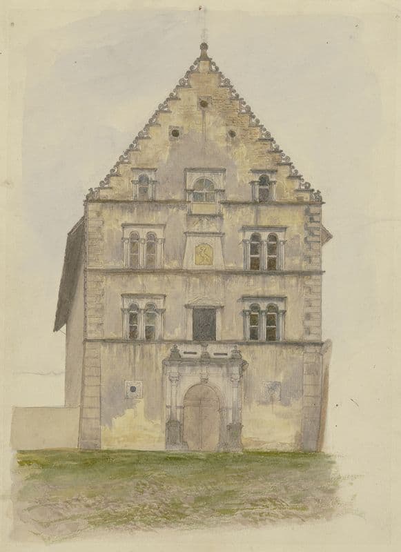 Das Rathaus zu Karlstadt am Main as a canvas print