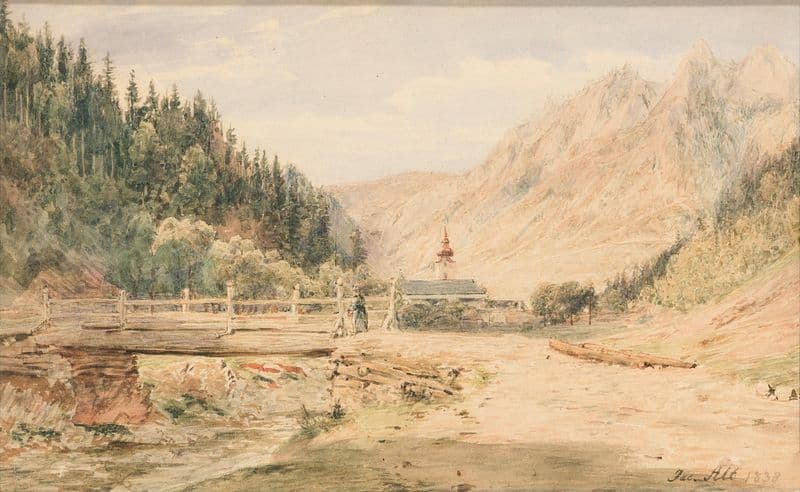 Das Rothe Kloster in der Zips as a canvas print