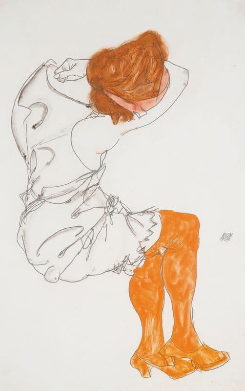 Das Schlafende Mädchen (The Sleeping Girl) as a canvas print