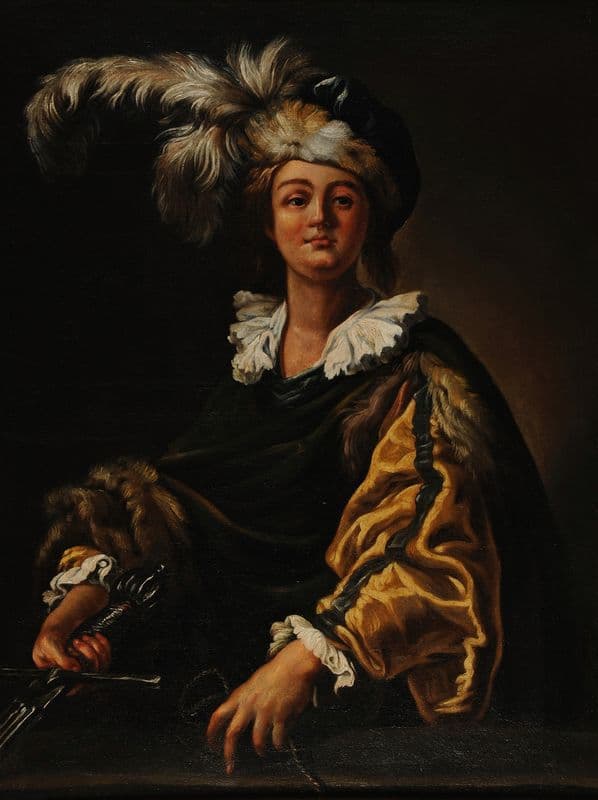 David as a canvas print