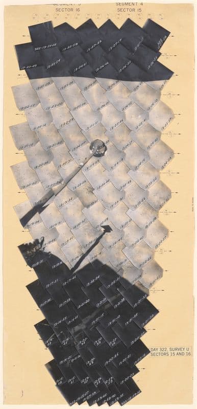 Day 322, Survey U, Sectors 15 and 16 as a canvas print