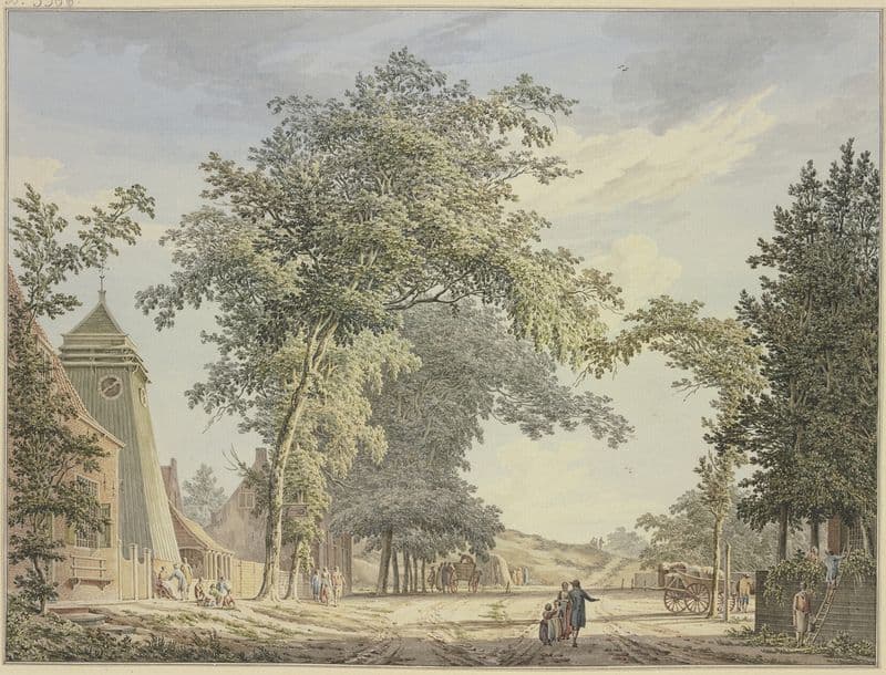 De Buurt Overveen bij Haarlem as a canvas print