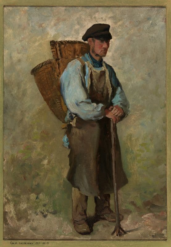 De druivenplukker (le Vigneron) as a canvas print