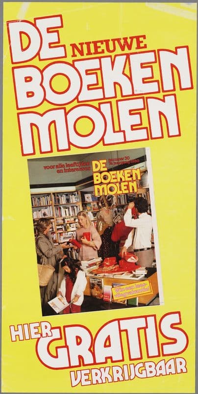 DE nieuwe BOEKEN MOLEN hier GRATIS verkrijgbaar as a canvas print