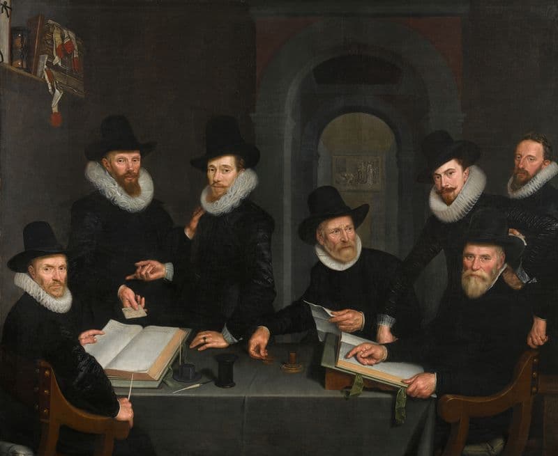 De Regenten van de Gasthuizen (1617 – 1618) as a canvas print