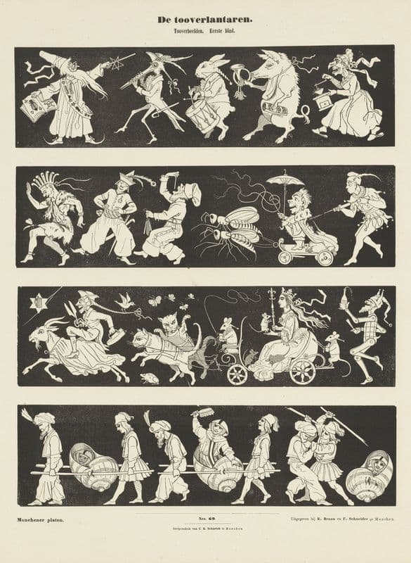 De tooverlantaren as a canvas print