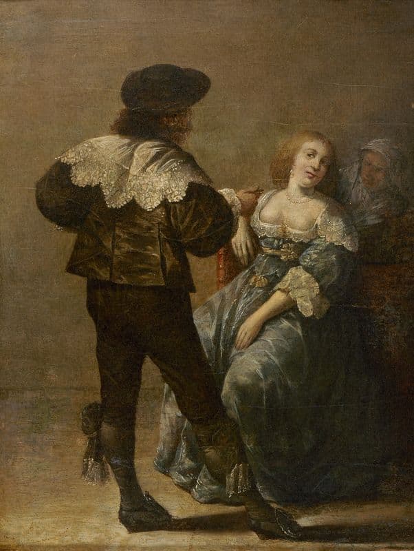 De verleiding as a canvas print