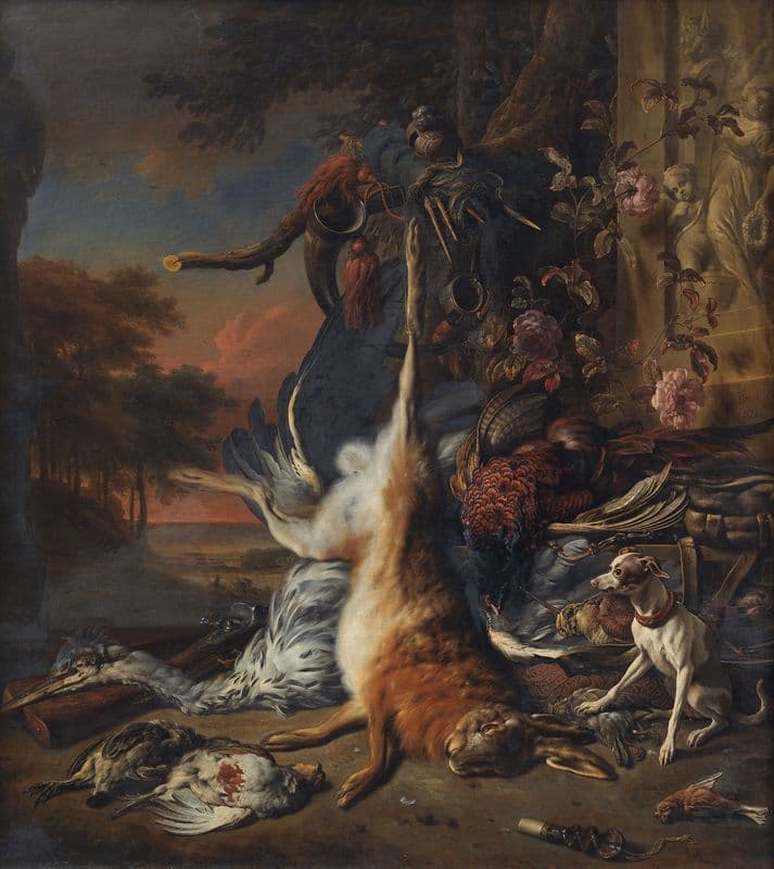 Dead Game (1700 - 1701) as a canvas print