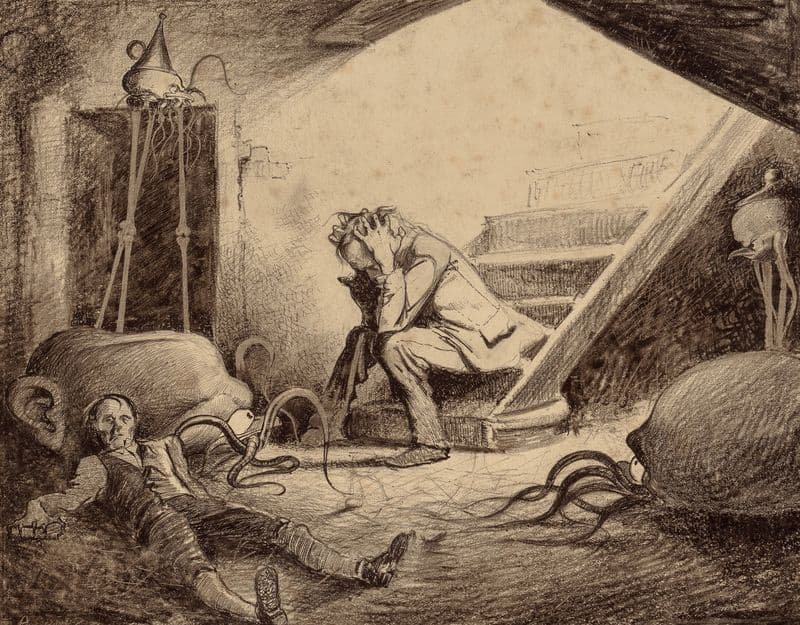 Death of Curate as a canvas print