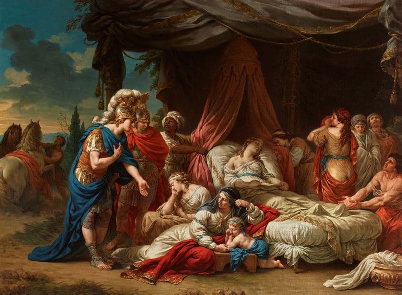 Death of Darius’ wife (ca. 1784) as a canvas print
