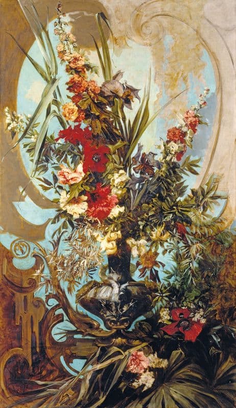 Flower bouquet as a canvas print