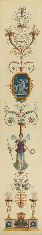 Decorative Panel 10 (1790s) as a canvas print
