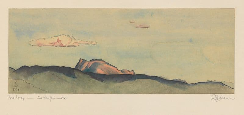 Der Berg (Obersteiermark) as a canvas print