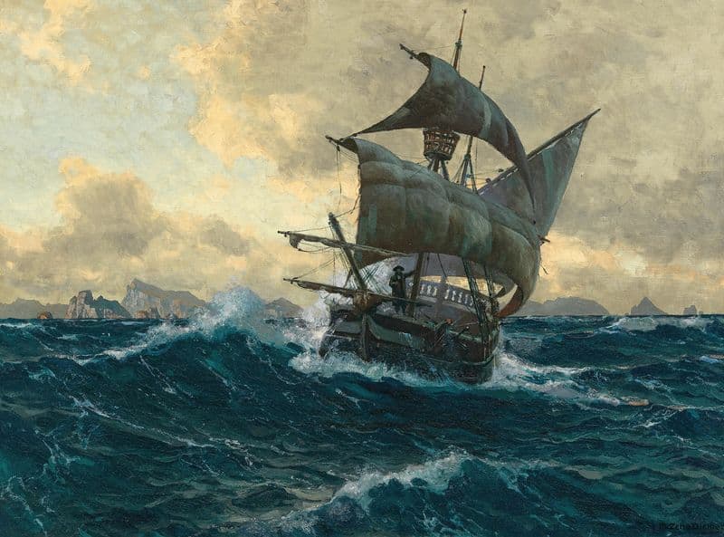 Der fliegende Holländer as a canvas print