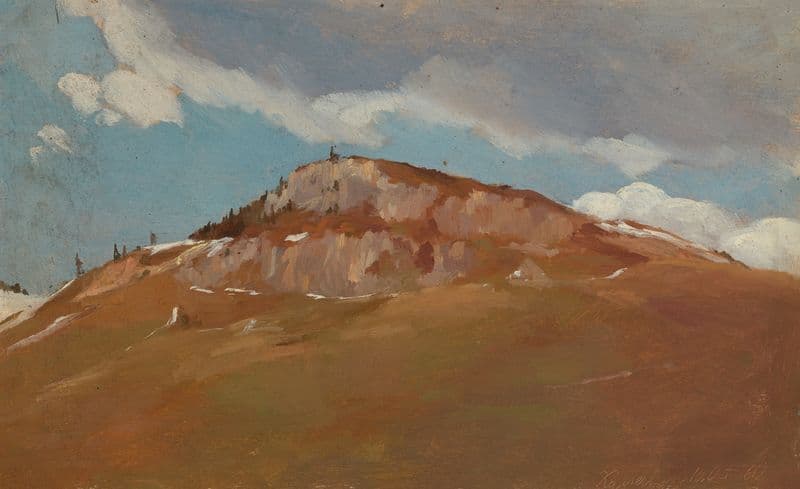 Der Kaiserberg bei Bernau as a canvas print
