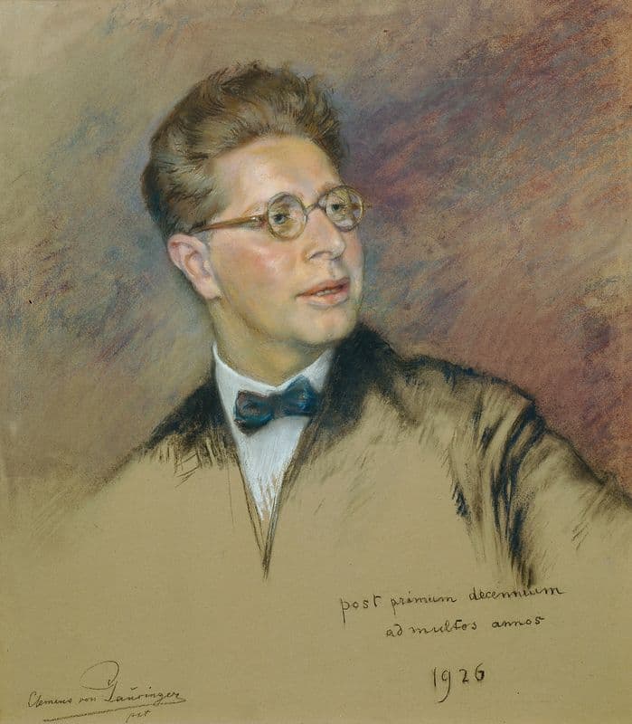 Der Musikpädagoge und Musikkritiker Prof. Josef Reitler as a canvas print
