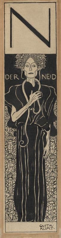 Der Neid as a canvas print