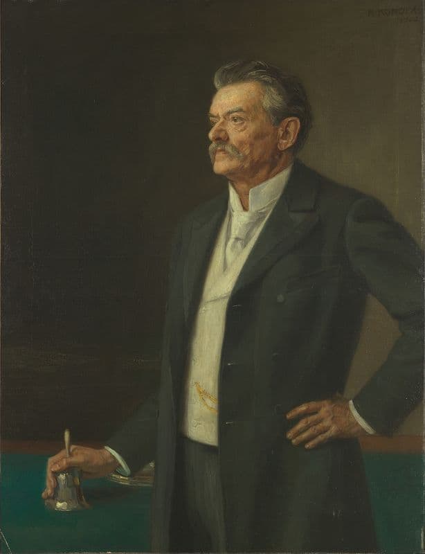 Der Reichstagspräsident Dr. Theodor Kathrein as a canvas print