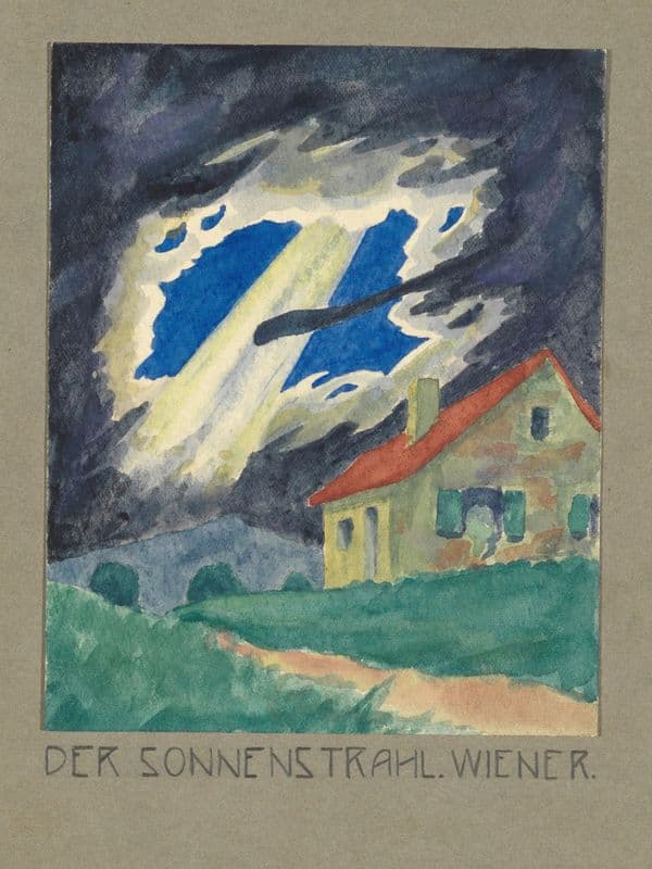Der Sonnenstrahl (around 1923) as a canvas print