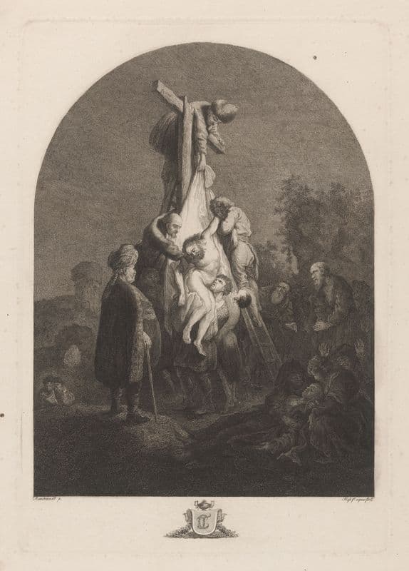 Descent from the Cross as a canvas print