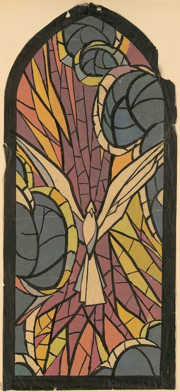 Design of Glass Window III. (1940–1944) as a canvas print