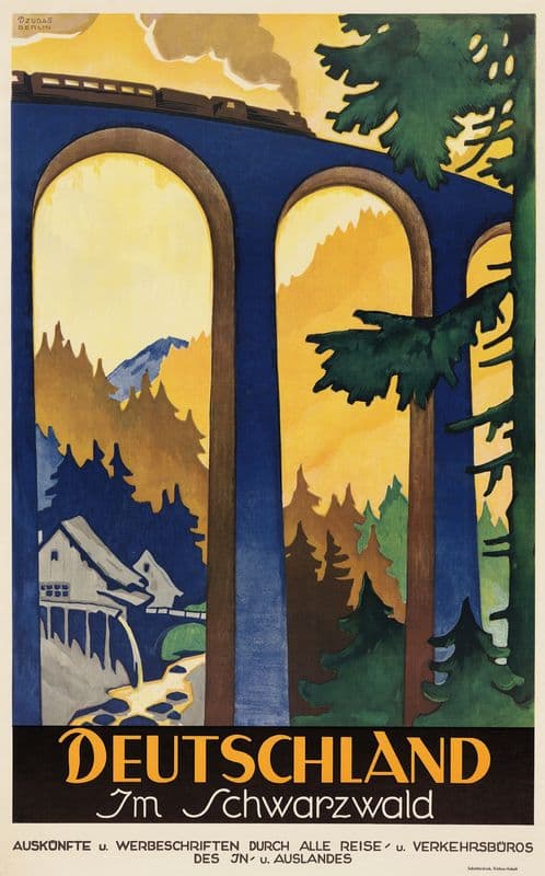 Deutschland. Im Schwarzwald as a canvas print