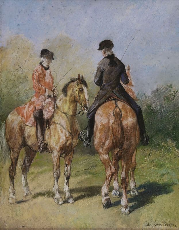 Deux cavaliers en costume Louis XV as a canvas print