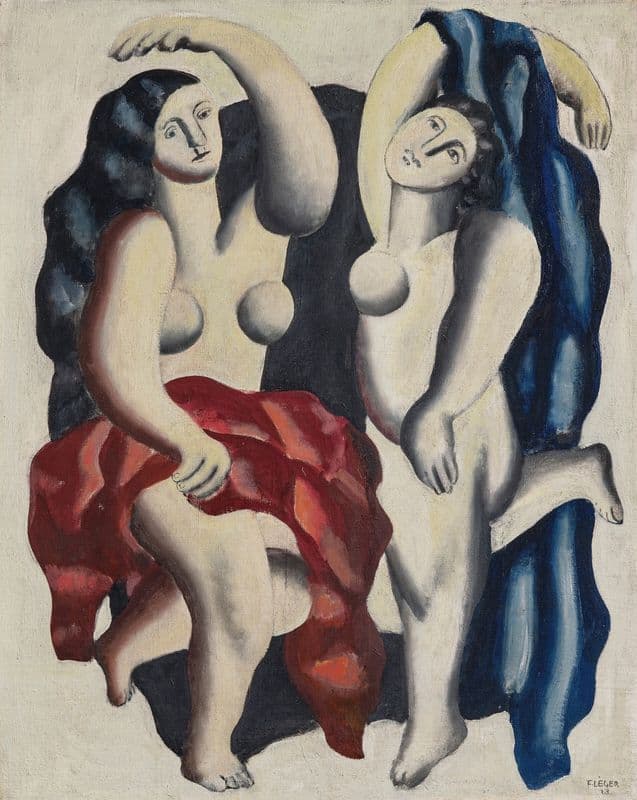 Deux danseuses as a canvas print