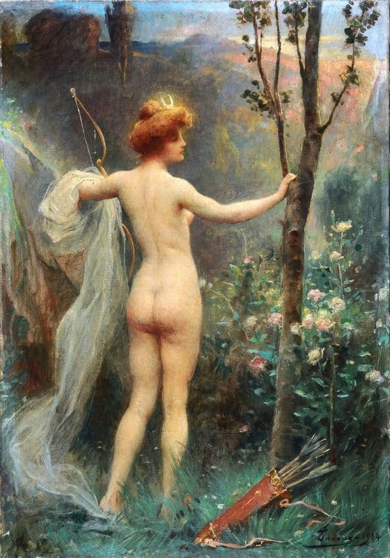Diana as a canvas print