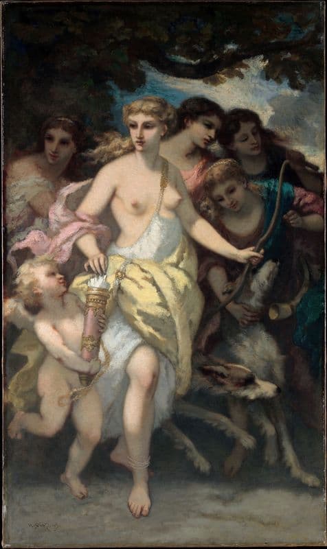 Diana as a canvas print