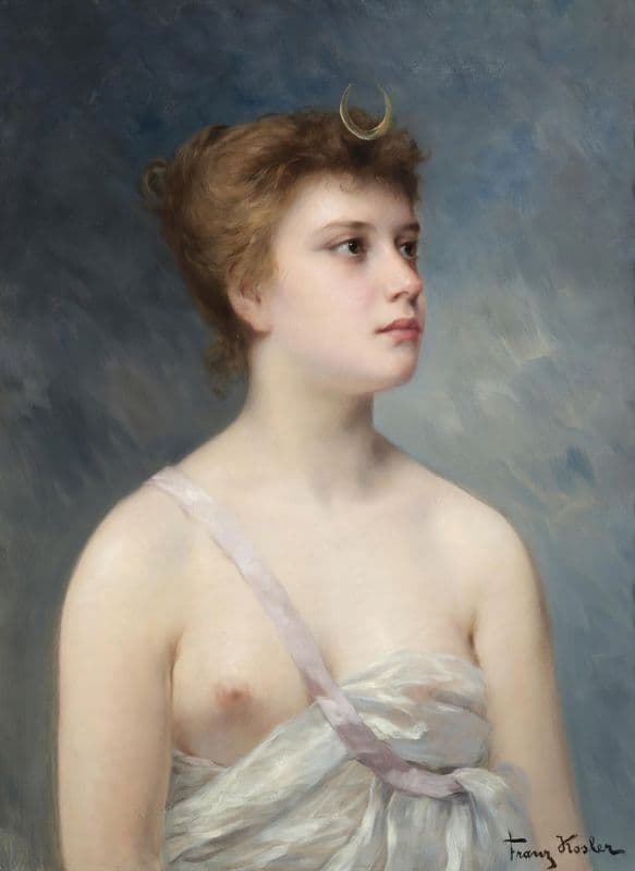 Diana (Ca 1905) as a canvas print