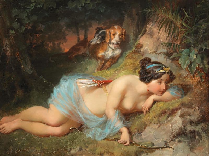 Diana as a canvas print