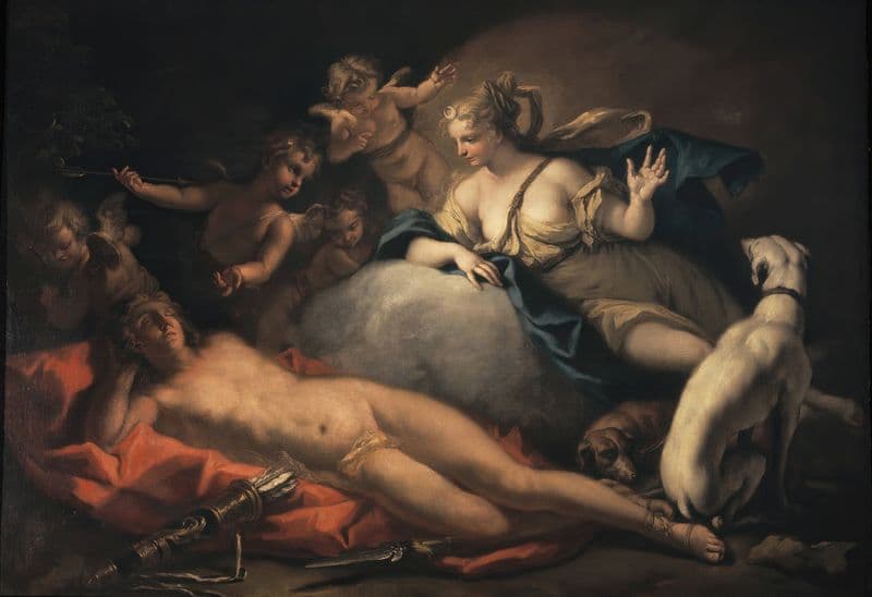 Diana and Endymion as a canvas print
