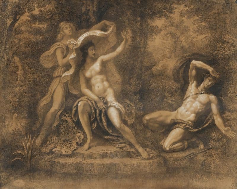 Diane Et Actéon as a canvas print
