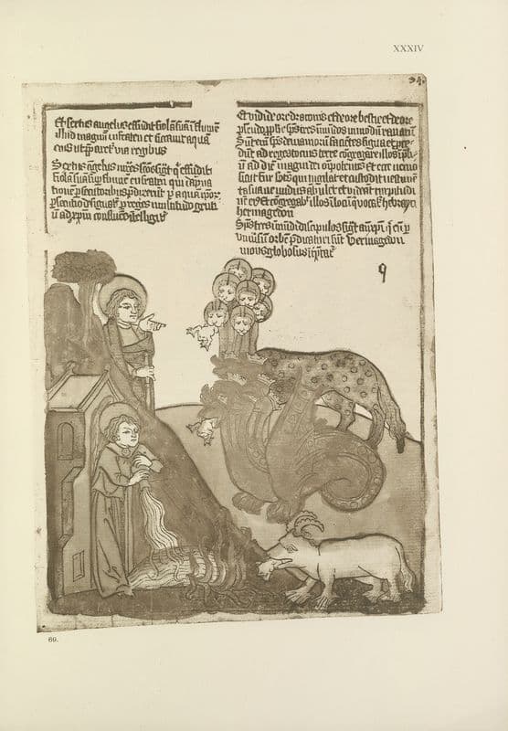 Die Apokalypse Pl.34 as a canvas print