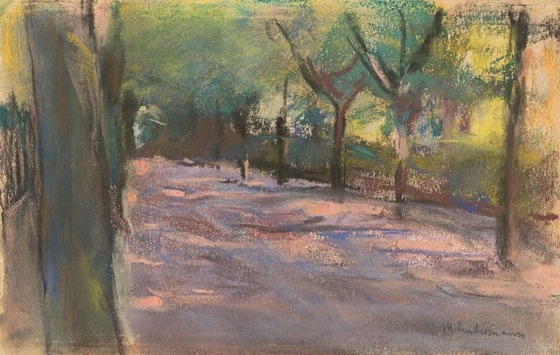 Die Colomierstraße in Wannsee as a canvas print