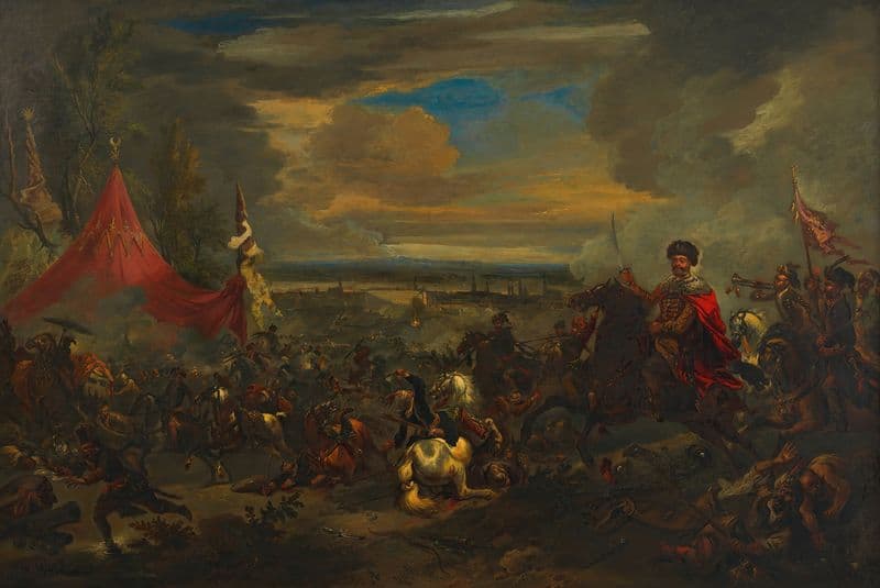 Die Entsatzschlacht vor Wien 1683 as a canvas print