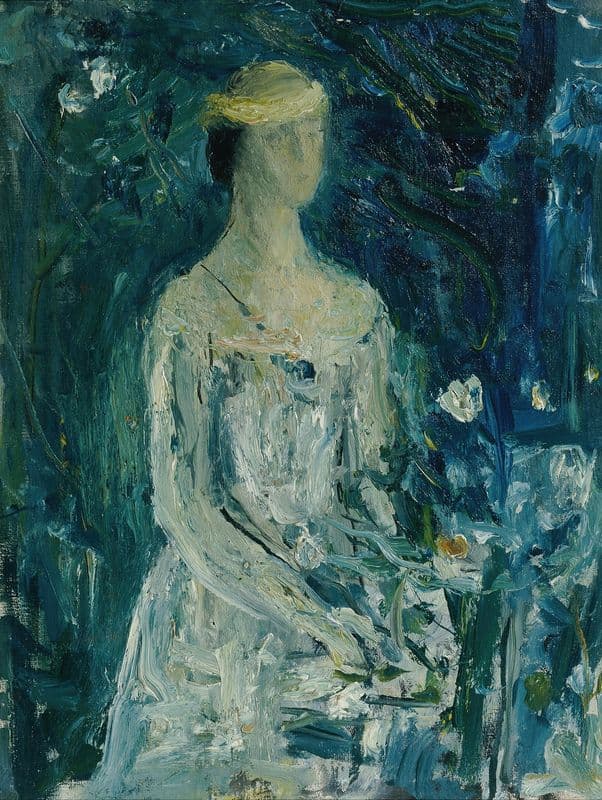 Die Frau des Künstlers as a canvas print