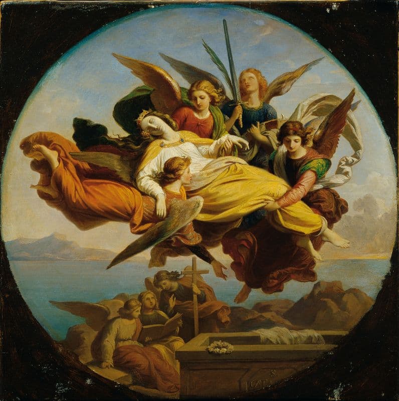 Die Heilige Katharina as a canvas print