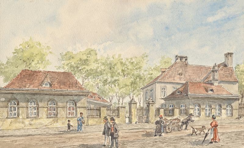Die Hohlweggasse in Wien-Landstraße as a canvas print
