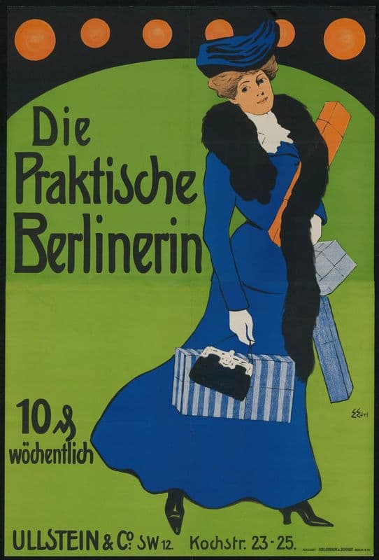 Die praktische Berlinerin as a canvas print
