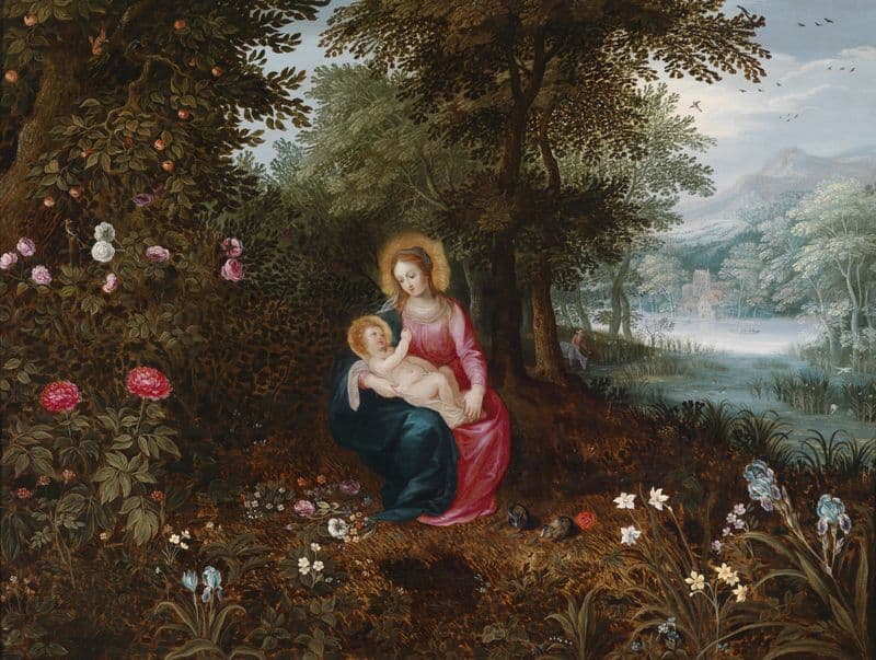 Die Ruhe Auf Der Flucht as a canvas print