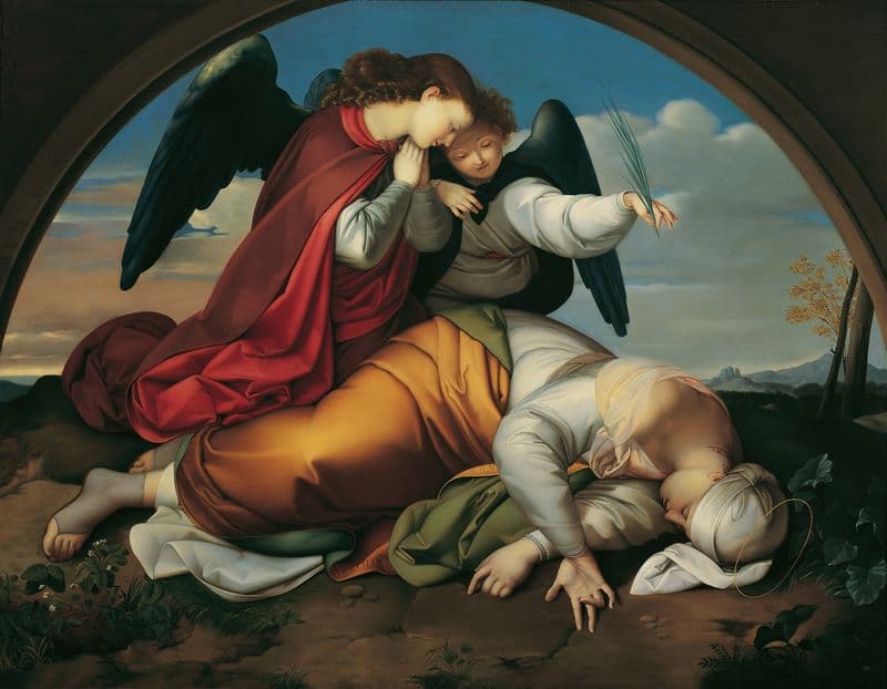 Die tote heilige Caecilia (Wiener Fassung) as a canvas print