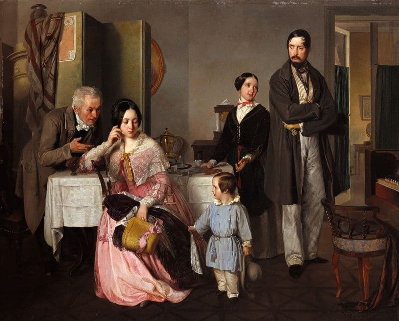 Die Versöhnung as a canvas print
