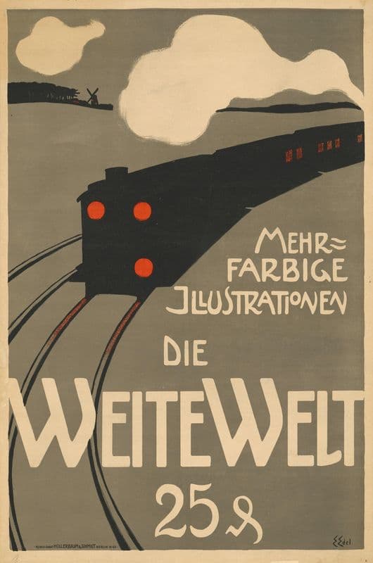 Die weite Welt as a canvas print