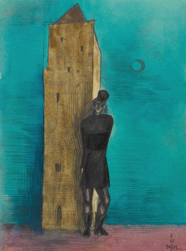 Die Witwe as a canvas print