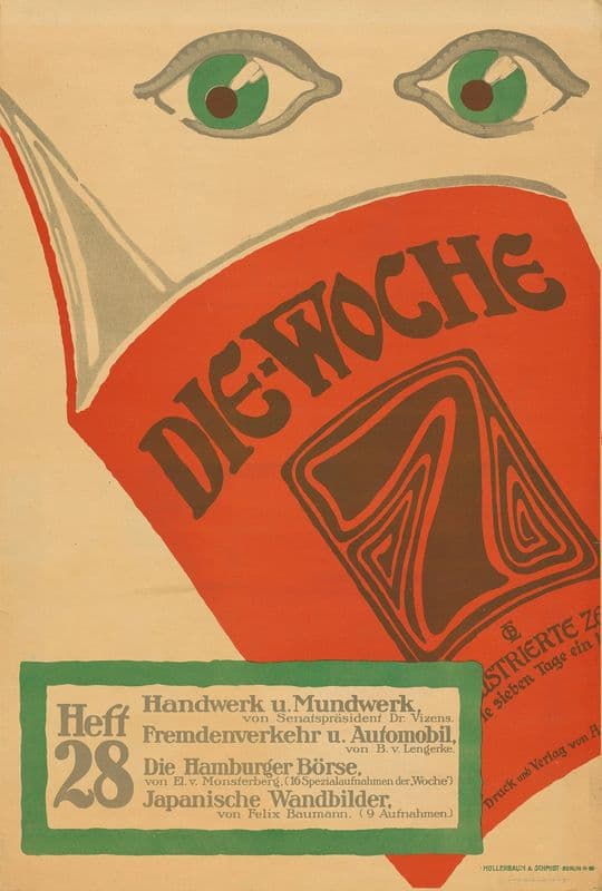 Die Woche Heft 28 as a canvas print